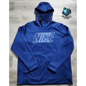 Nike Dri Fit Pullover Hoodie  Dark Blue Mens size XL